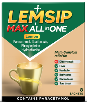 Lemsip Max All in One Cold & Flu Lemon Powder for Oral Solution 8s
