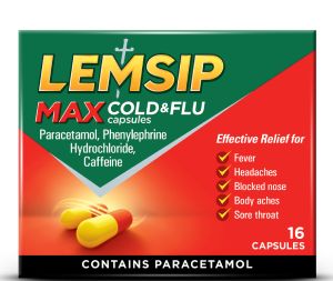 Lemsip Max Cold & Flu Capsules 16s