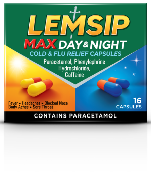 Lemsip Max Day & Night Cold & Flu Relief Capsules 16s